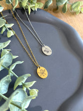 Australian Native Flora Birth Month Necklace