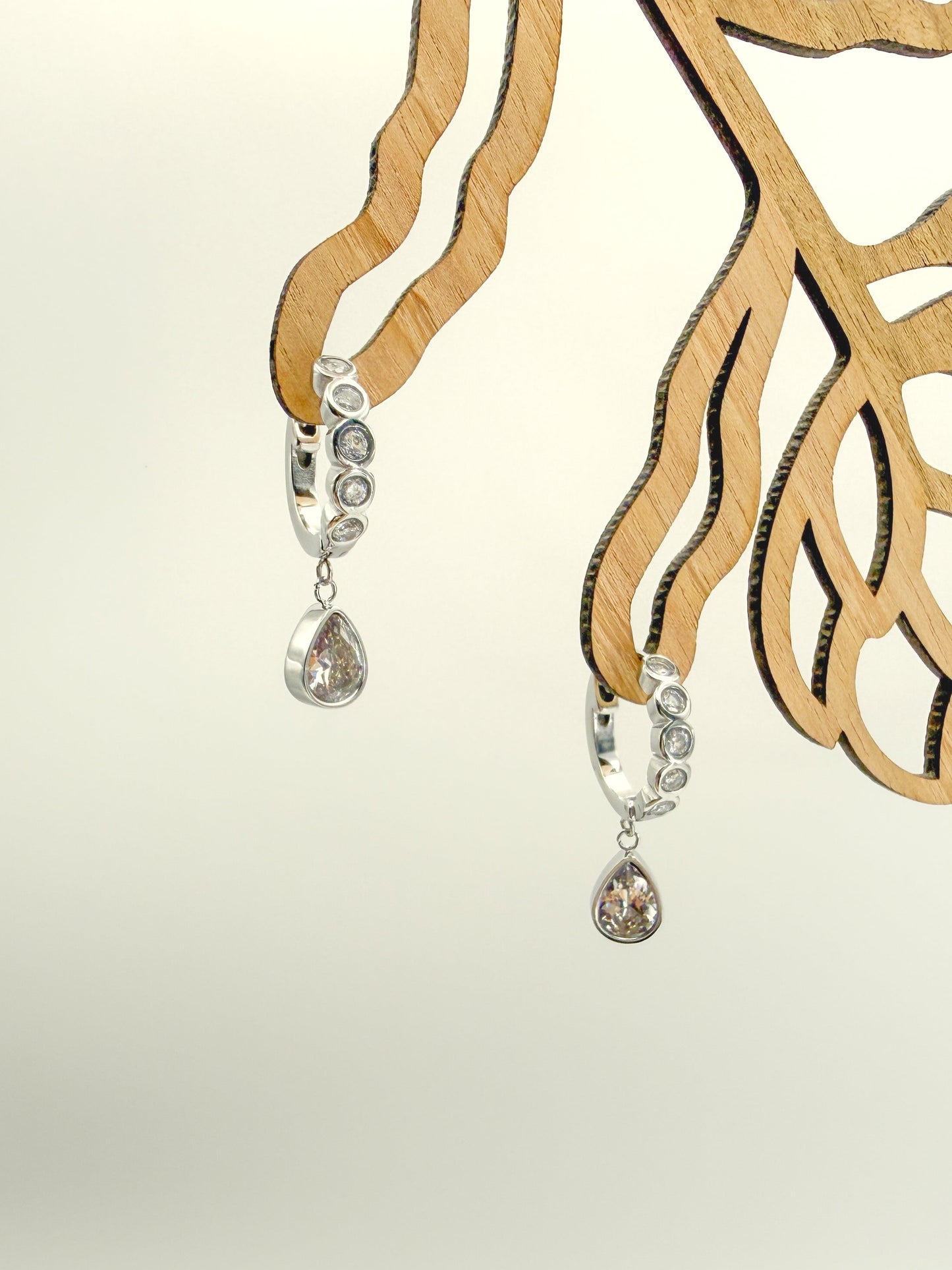 Phoebe CZ Huggy Earrings