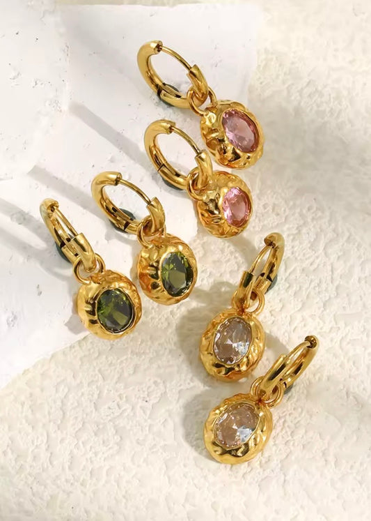Xena Large Coloured Zircon Huggies