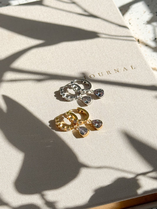 Phoebe CZ Huggy Earrings