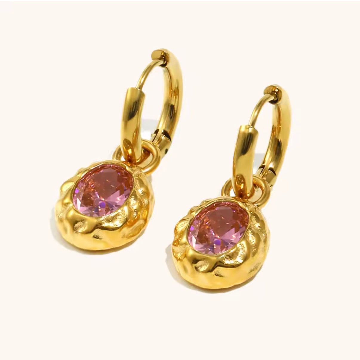 Xena Large Coloured Zircon Huggies