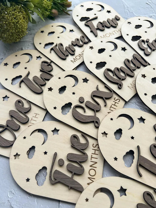 Gender Neutral Baby Milestone Cards