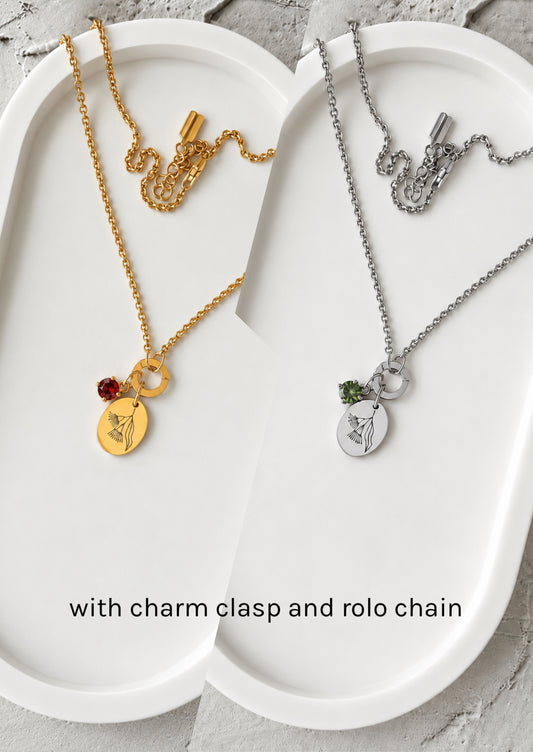 Australian Native Flower Birth Month Necklace