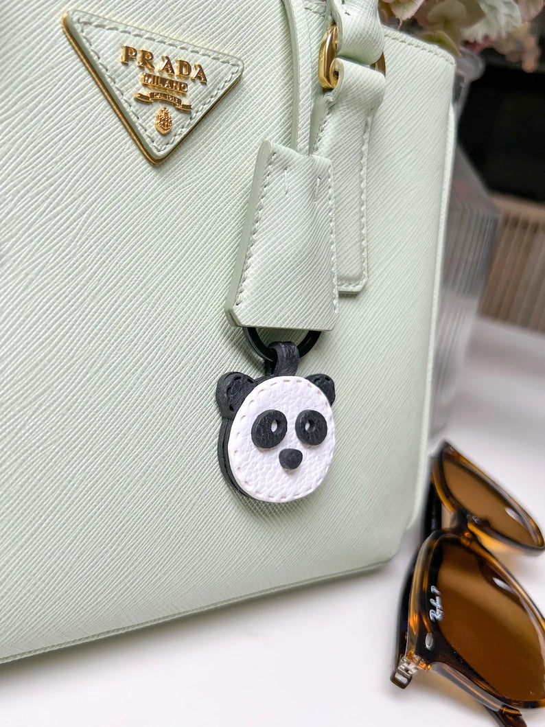 Personalised Panda Polymer Clay Keychain