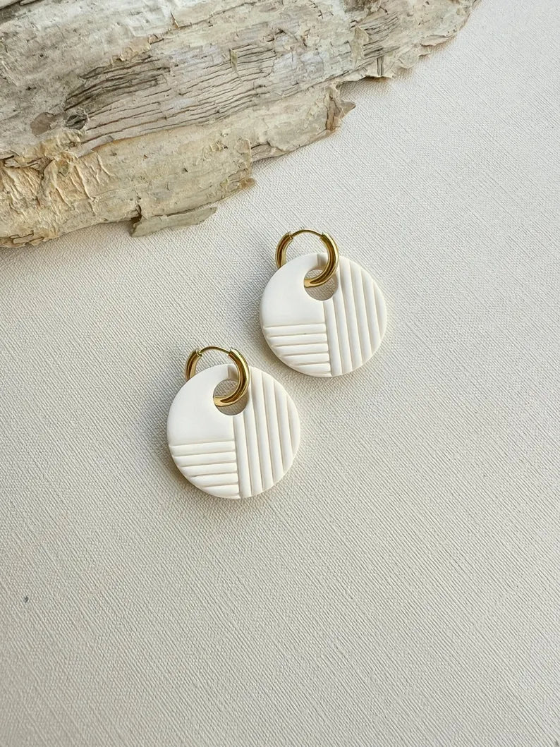 ZOE Minimalist Polymer Clay Earrings