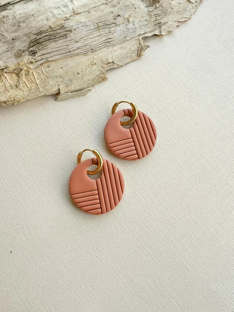 ZOE Minimalist Polymer Clay Earrings