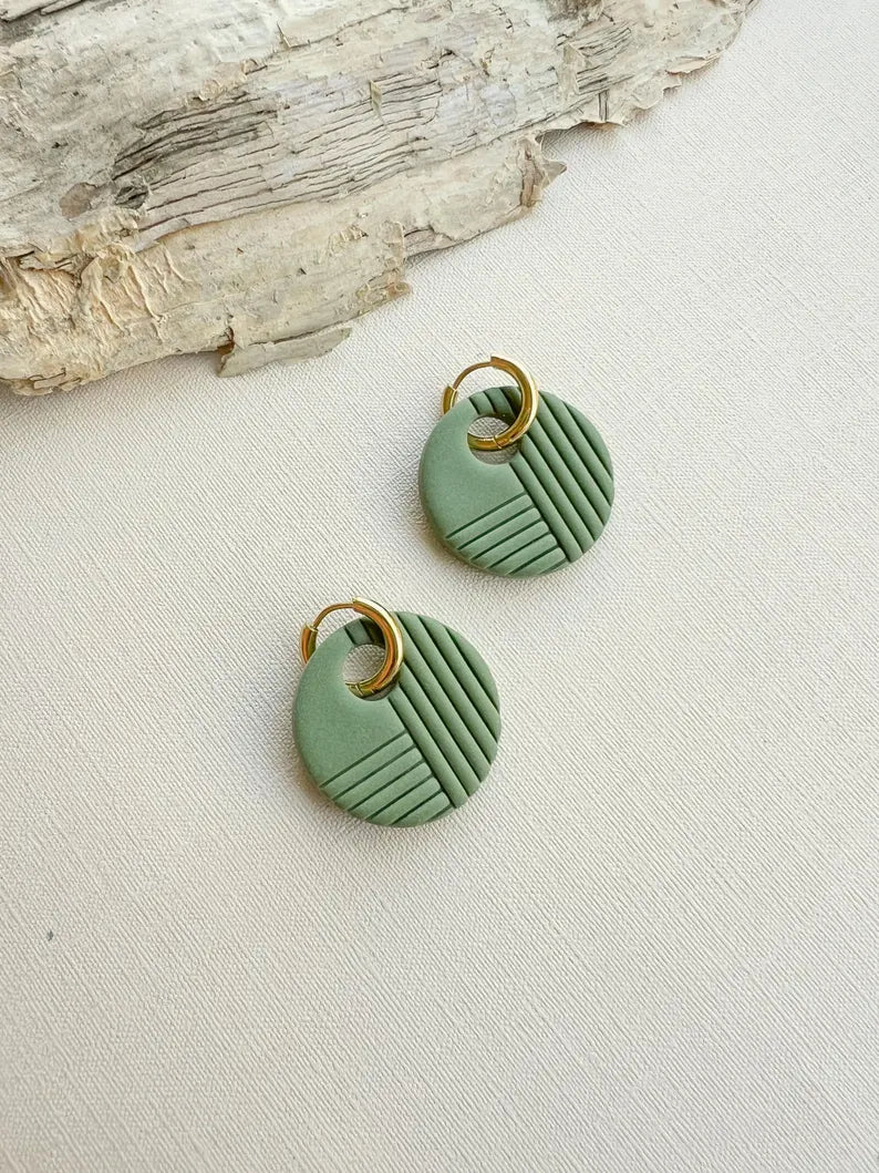 ZOE Minimalist Polymer Clay Earrings