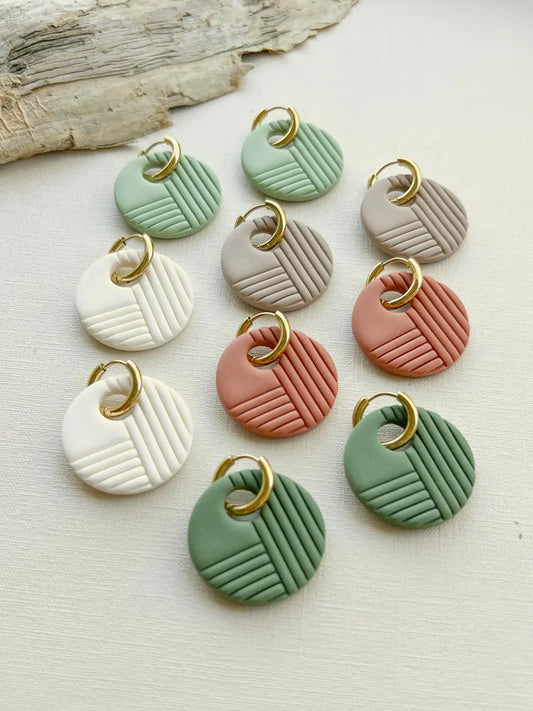 ZOE Minimalist Polymer Clay Earrings